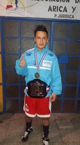 José Argel campeón nacional categoría 60 kilos.