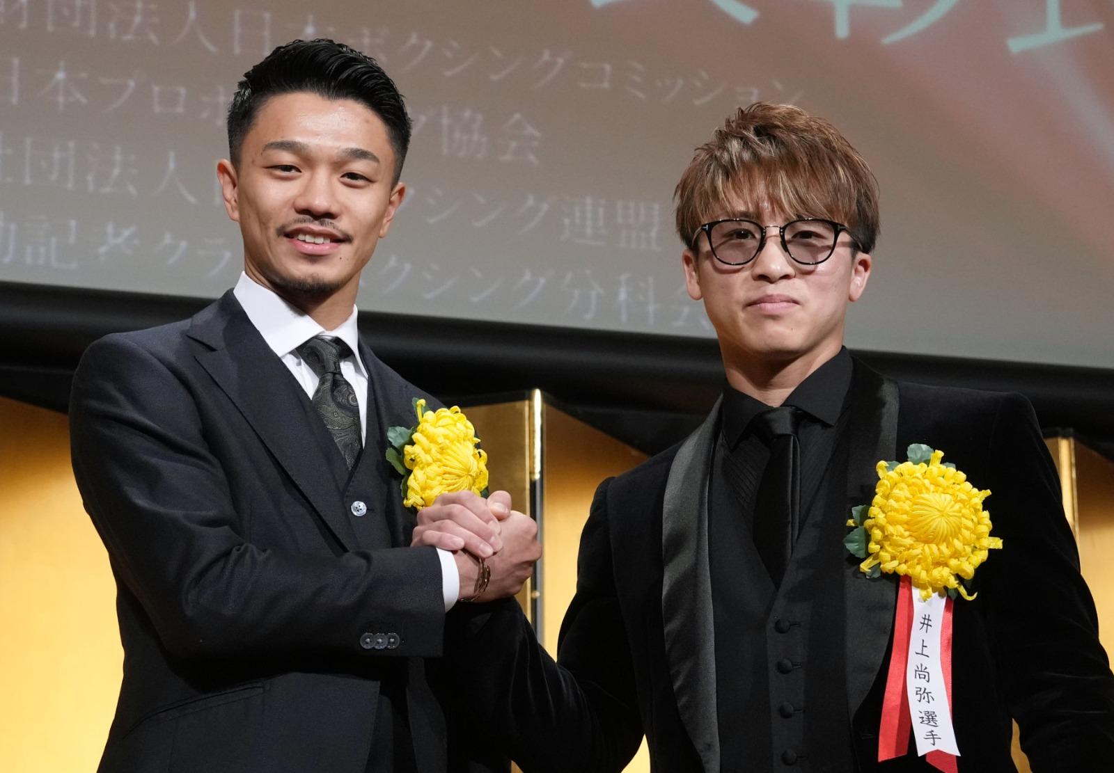 Naoya Inoue y Junto Nakatani acuerdan posible superpelea para 2026 en los premios JBC