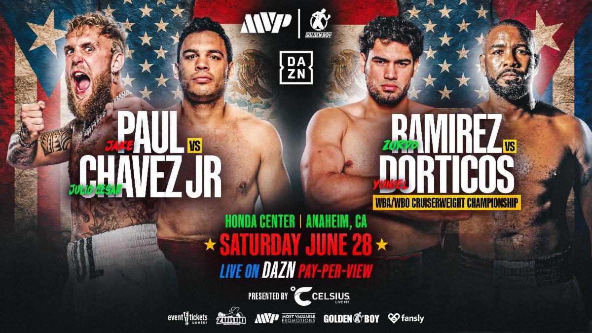 Zurdo Ramírez defenderá títulos ante Dorticós en una noche de alto voltaje con Jake Paul y Chávez Jr. como co-estelares