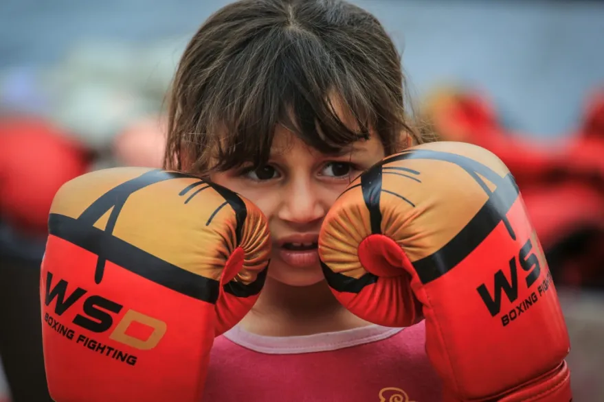 Del horror de la guerra al ring: el boxeo sana en Gaza